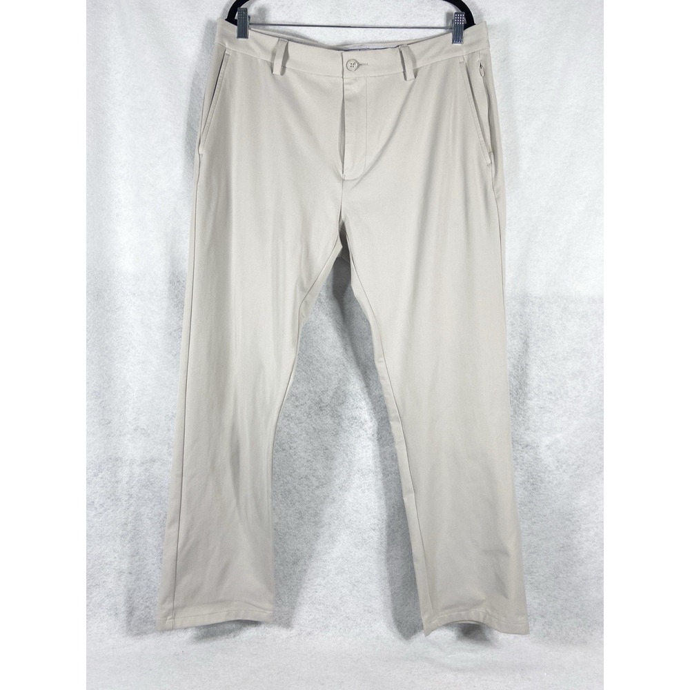 Southern Tide Jack Performance Pants Men's 36x30 Beige Straight Leg Preppy NWOT